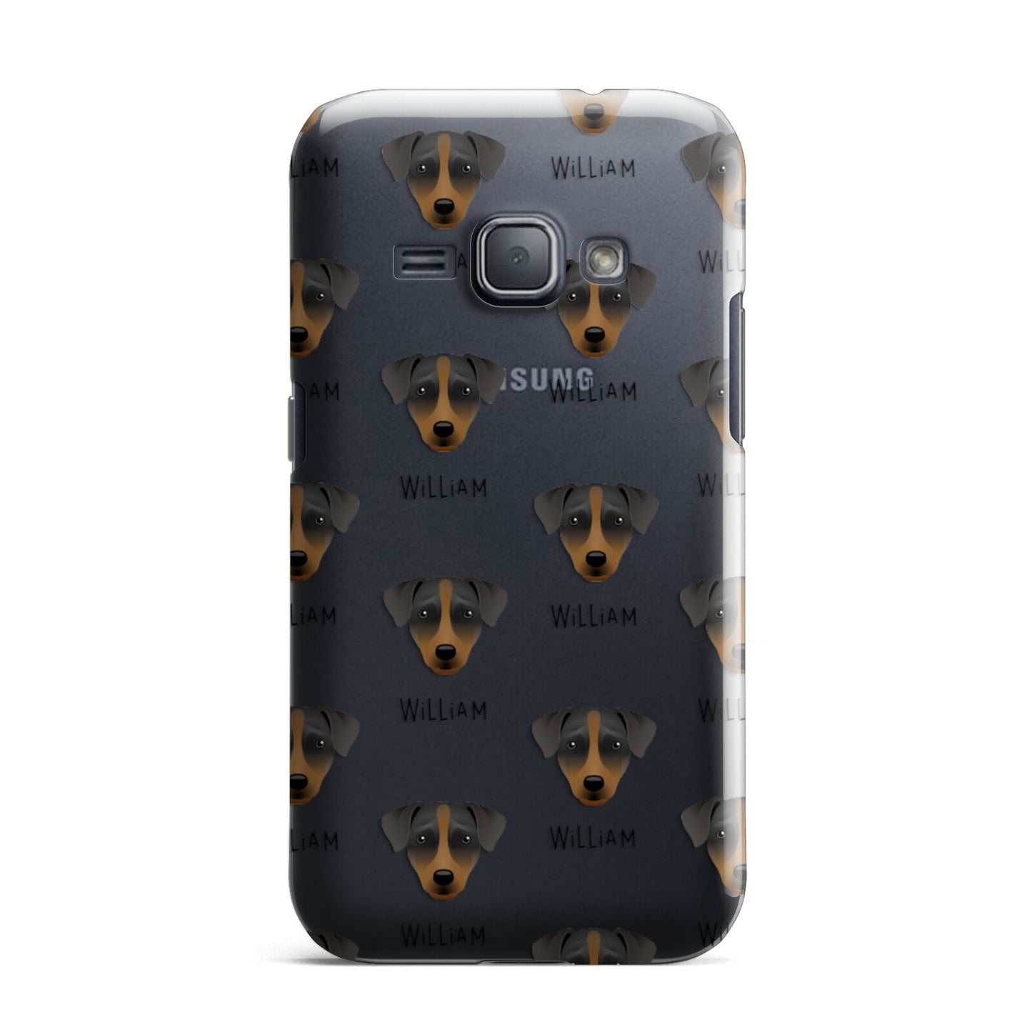 Patterdale Terrier Icon with Name Samsung Galaxy J1 2016 Case