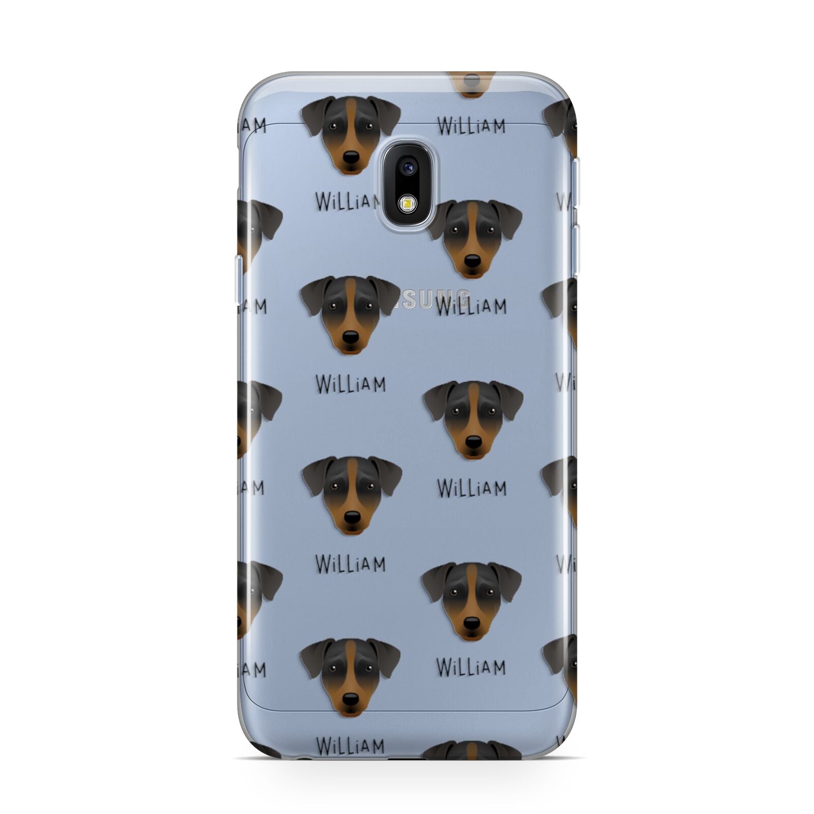 Patterdale Terrier Icon with Name Samsung Galaxy J3 2017 Case