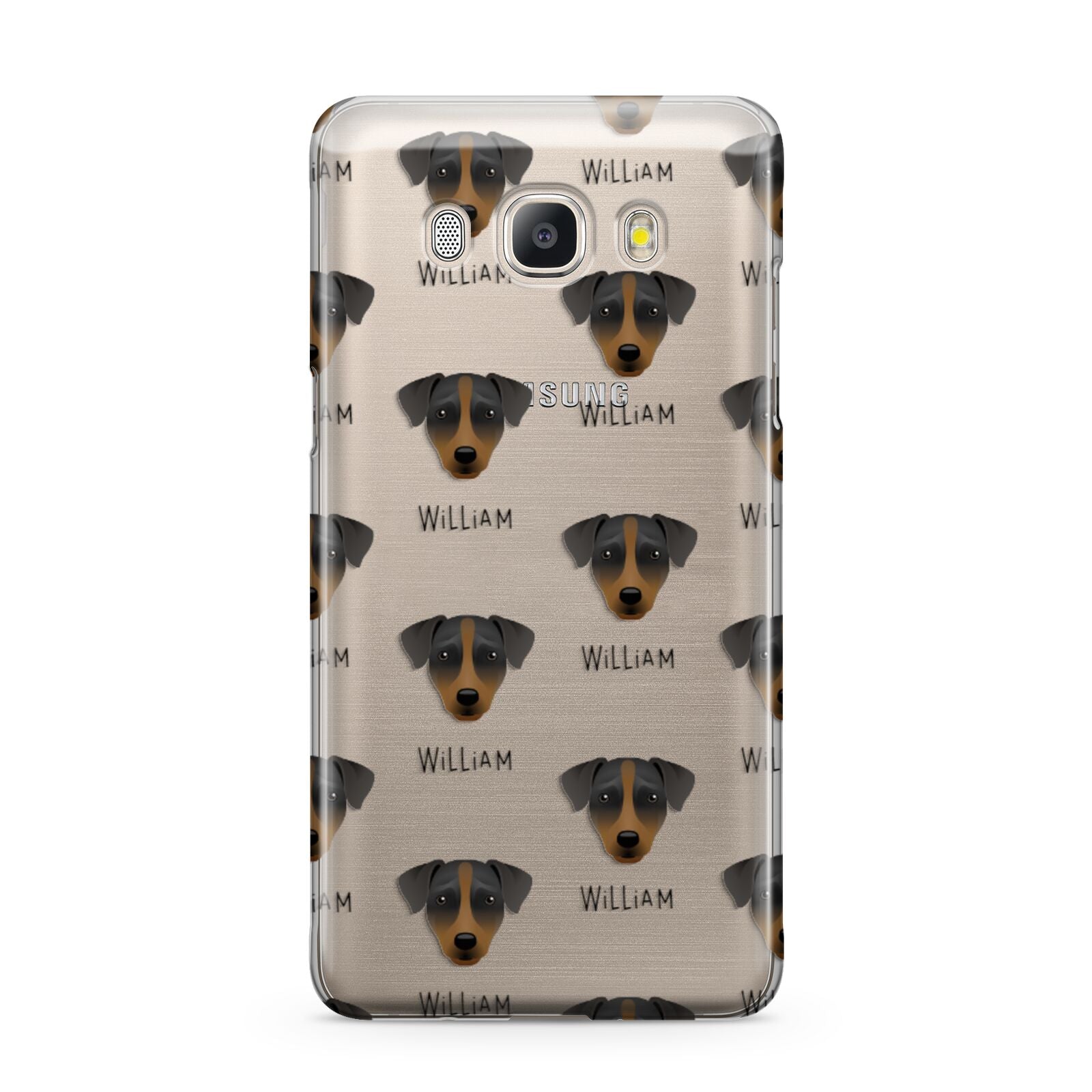 Patterdale Terrier Icon with Name Samsung Galaxy J5 2016 Case