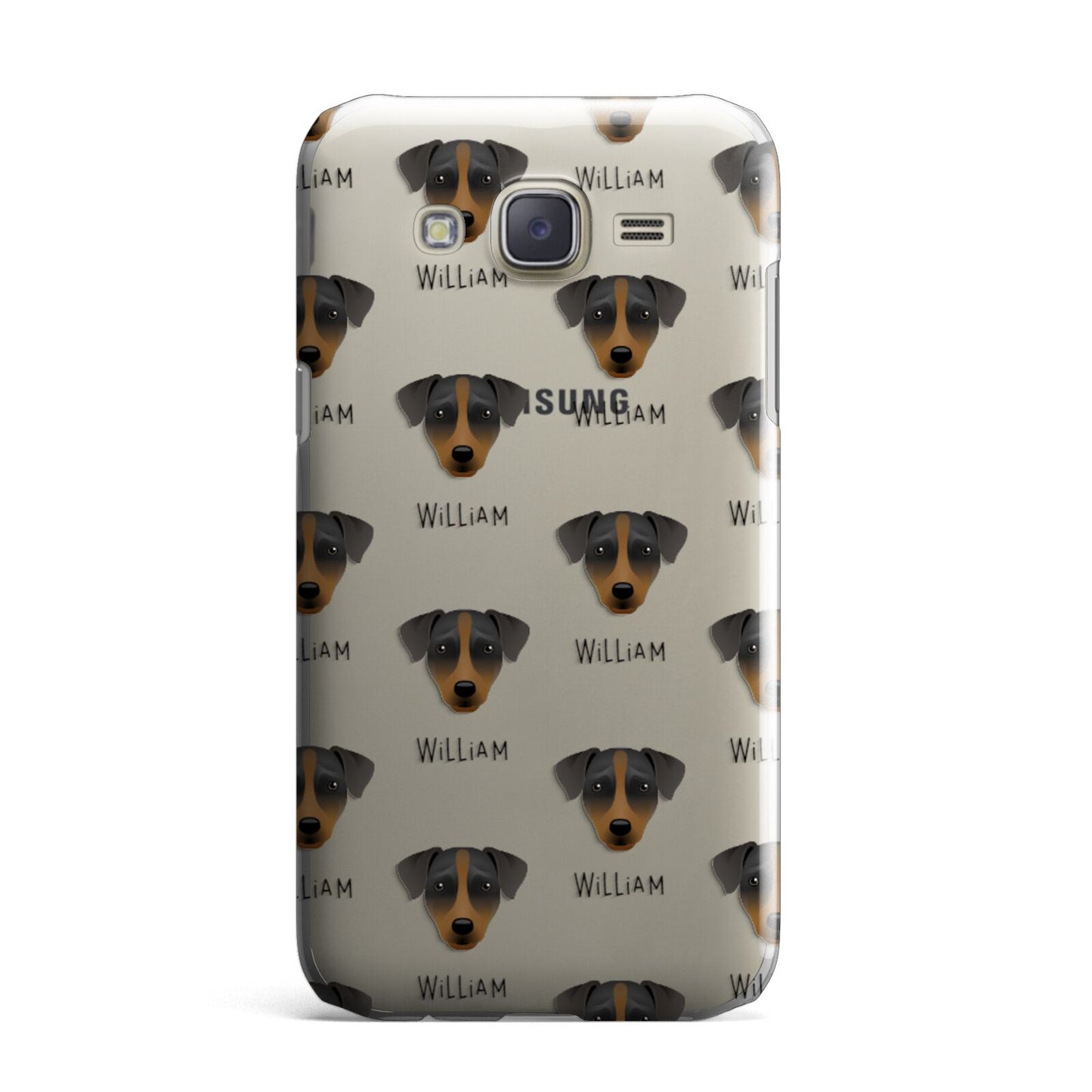 Patterdale Terrier Icon with Name Samsung Galaxy J7 Case