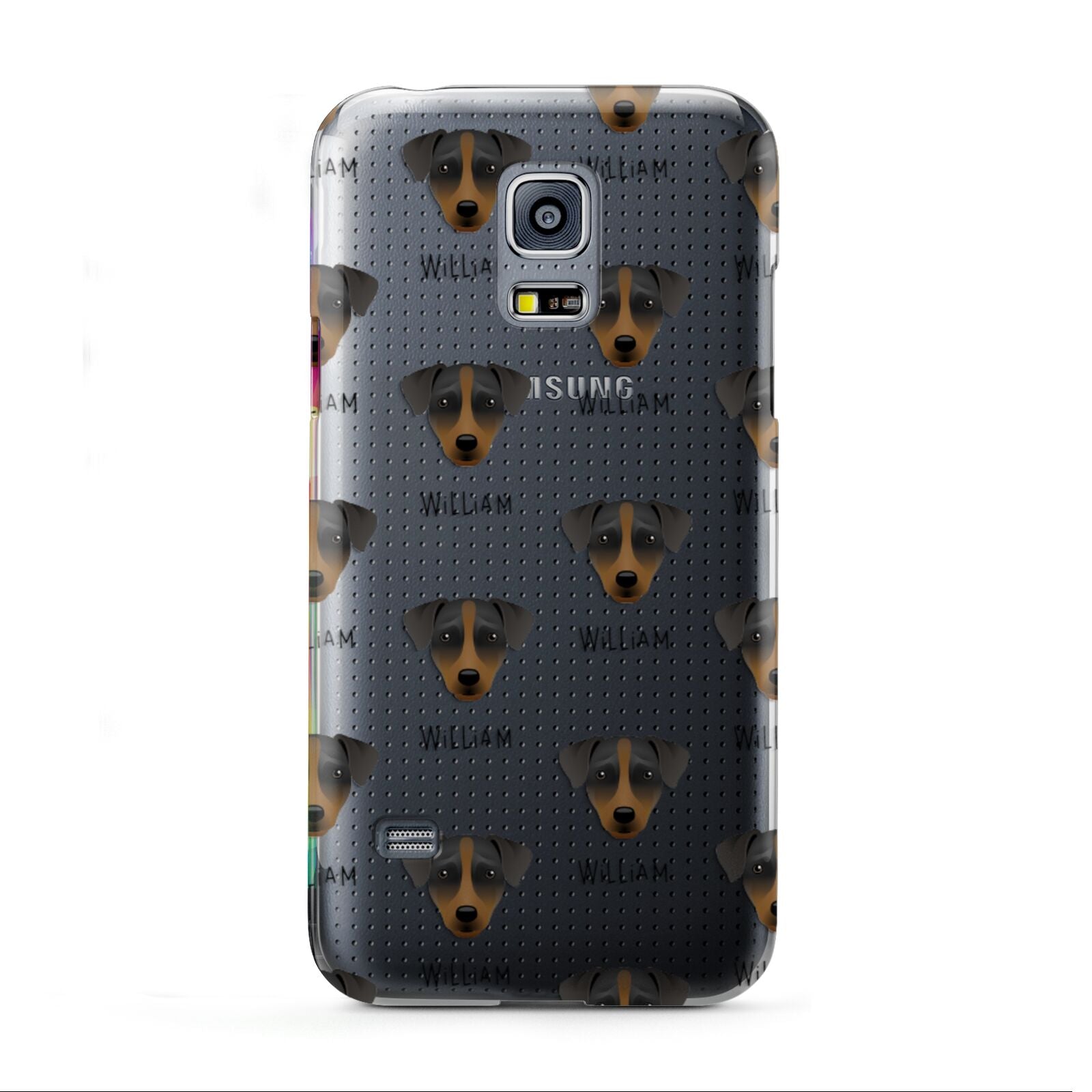 Patterdale Terrier Icon with Name Samsung Galaxy S5 Mini Case