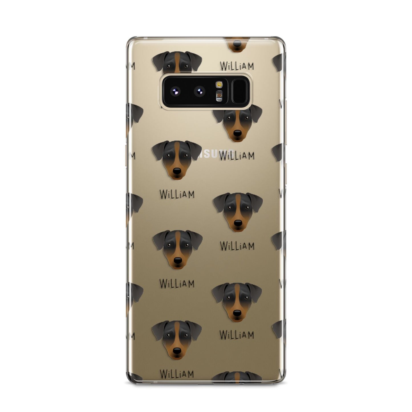 Patterdale Terrier Icon with Name Samsung Galaxy S8 Case