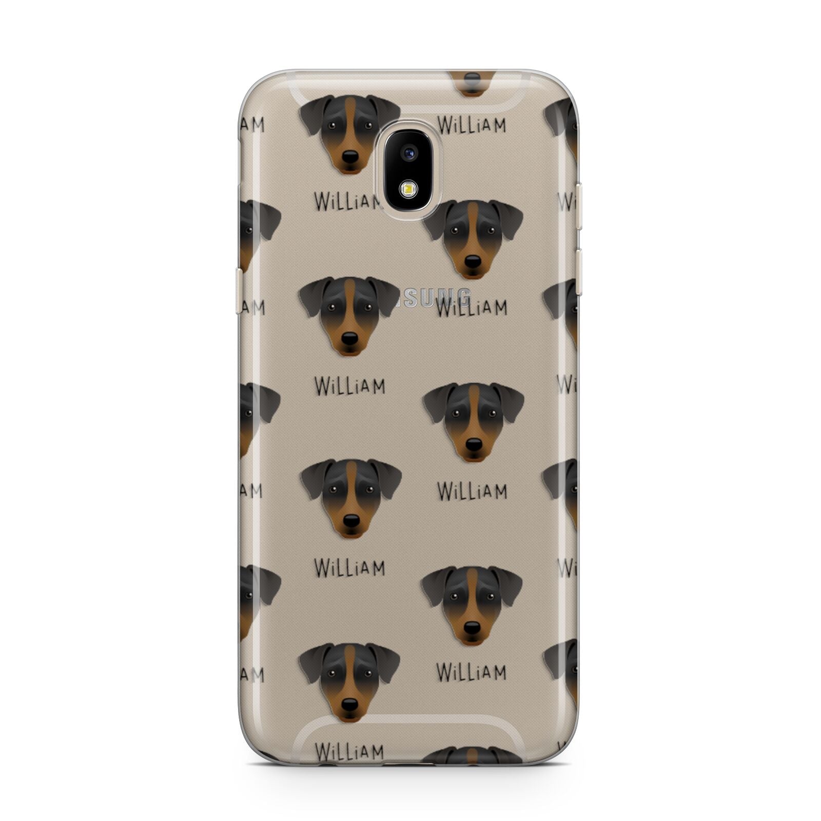 Patterdale Terrier Icon with Name Samsung J5 2017 Case