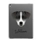 Patterdale Terrier Personalised Apple iPad Grey Case