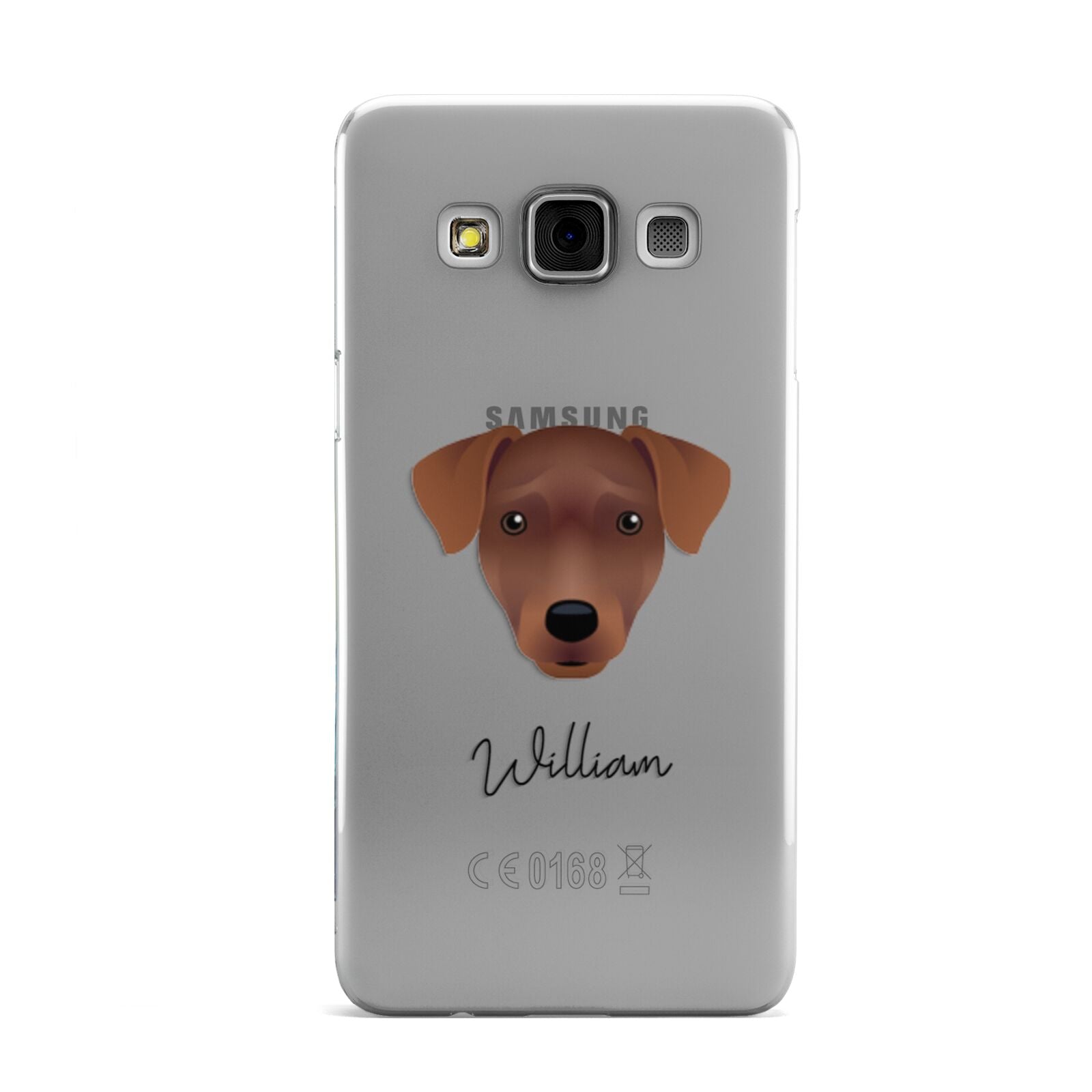 Patterdale Terrier Personalised Samsung Galaxy A3 Case