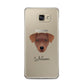 Patterdale Terrier Personalised Samsung Galaxy A5 2016 Case on gold phone