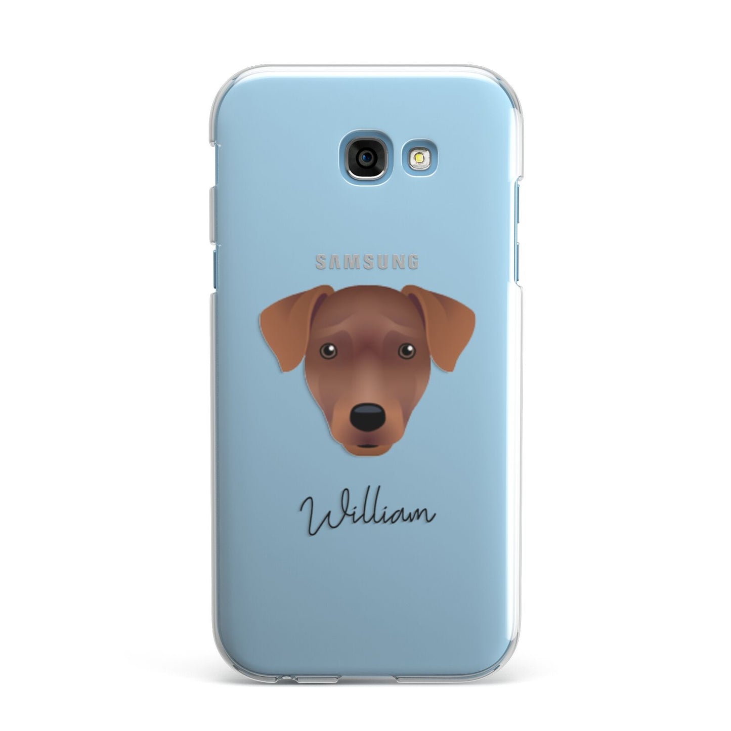 Patterdale Terrier Personalised Samsung Galaxy A7 2017 Case