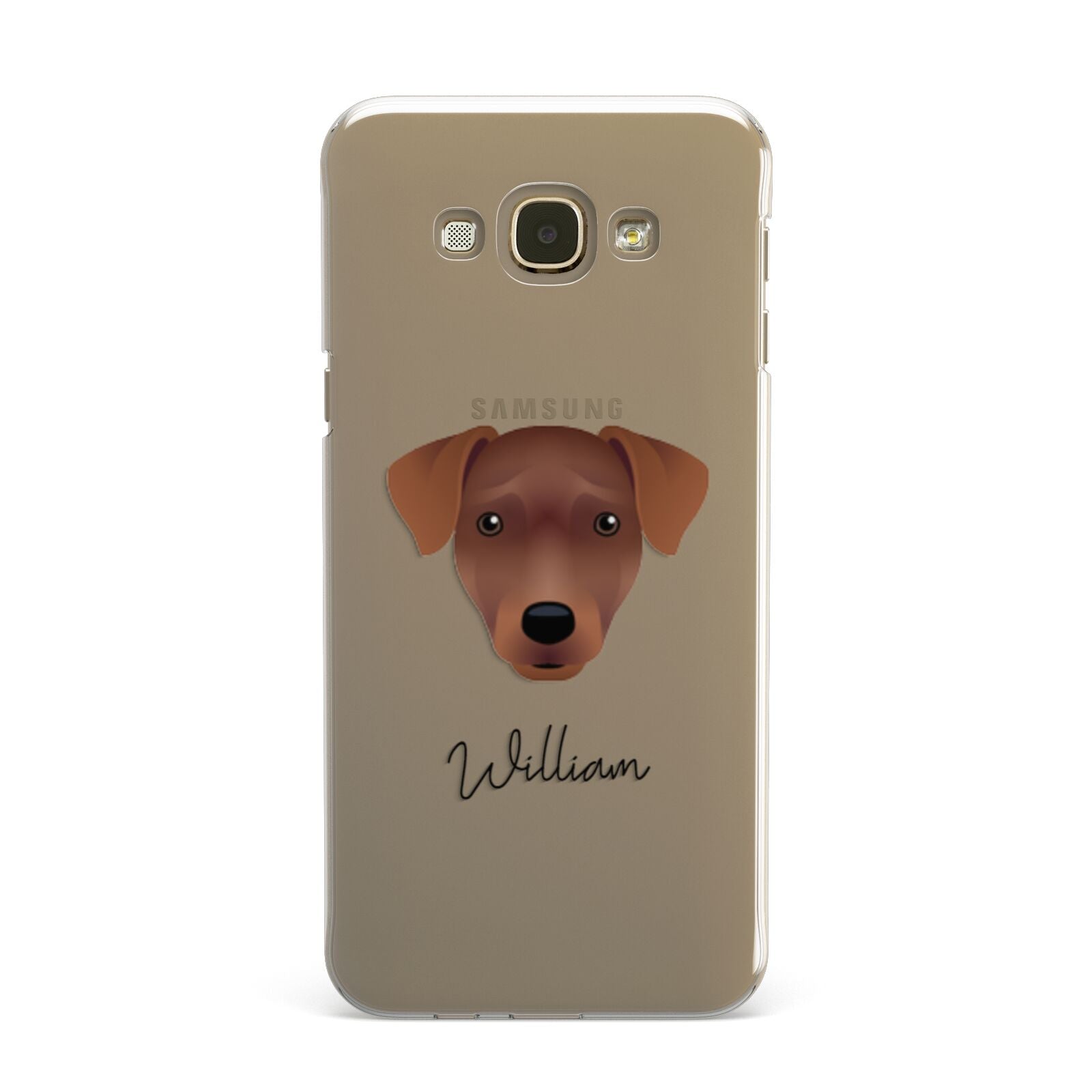 Patterdale Terrier Personalised Samsung Galaxy A8 Case