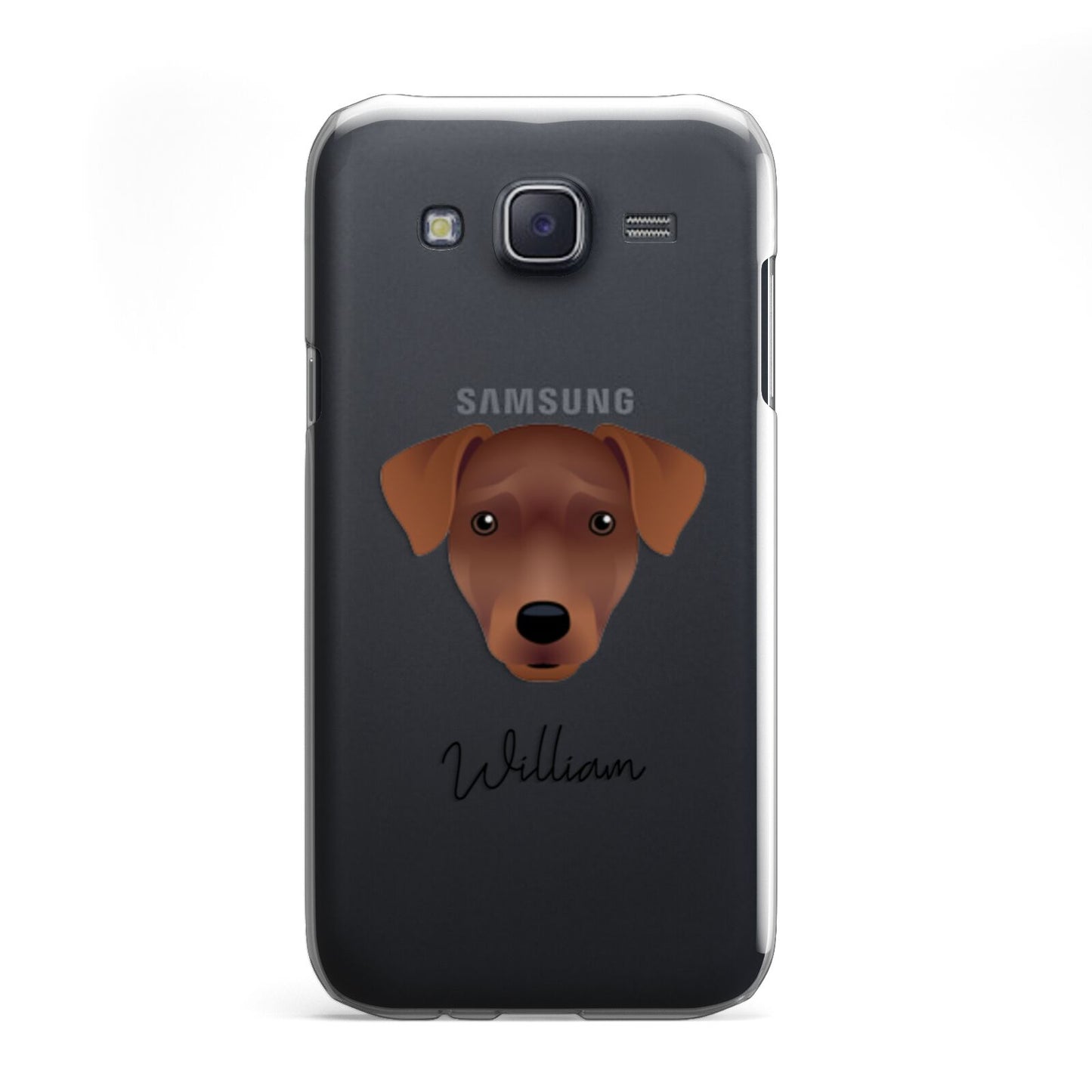 Patterdale Terrier Personalised Samsung Galaxy J5 Case