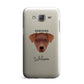 Patterdale Terrier Personalised Samsung Galaxy J7 Case