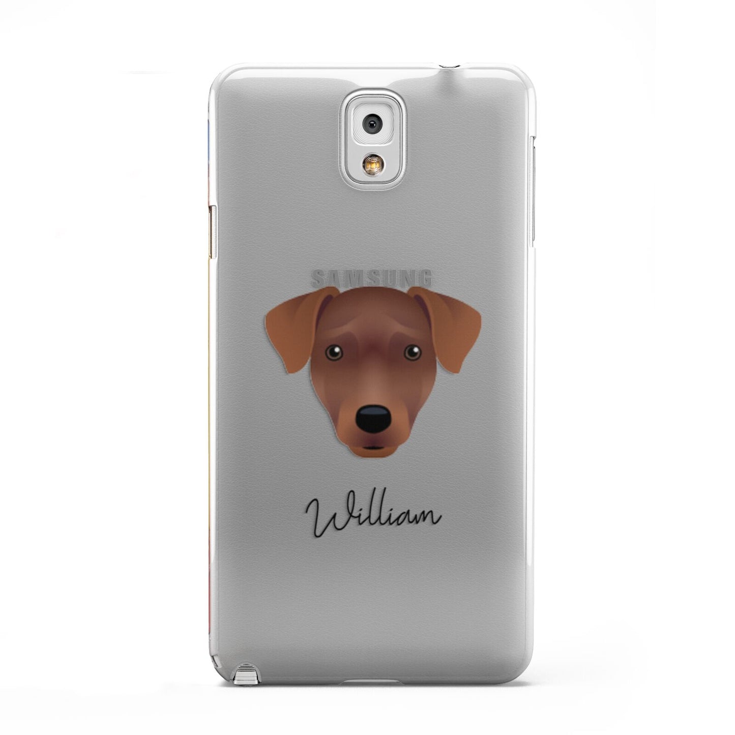 Patterdale Terrier Personalised Samsung Galaxy Note 3 Case