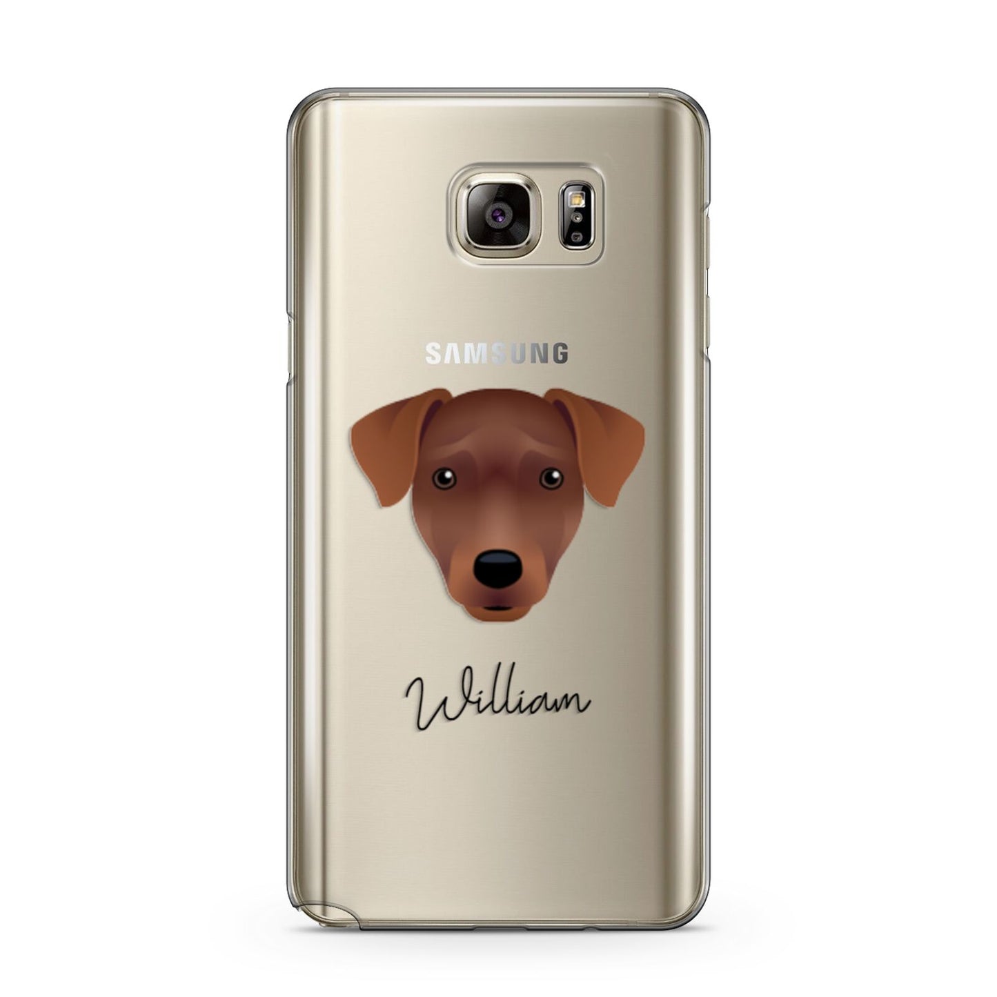 Patterdale Terrier Personalised Samsung Galaxy Note 5 Case