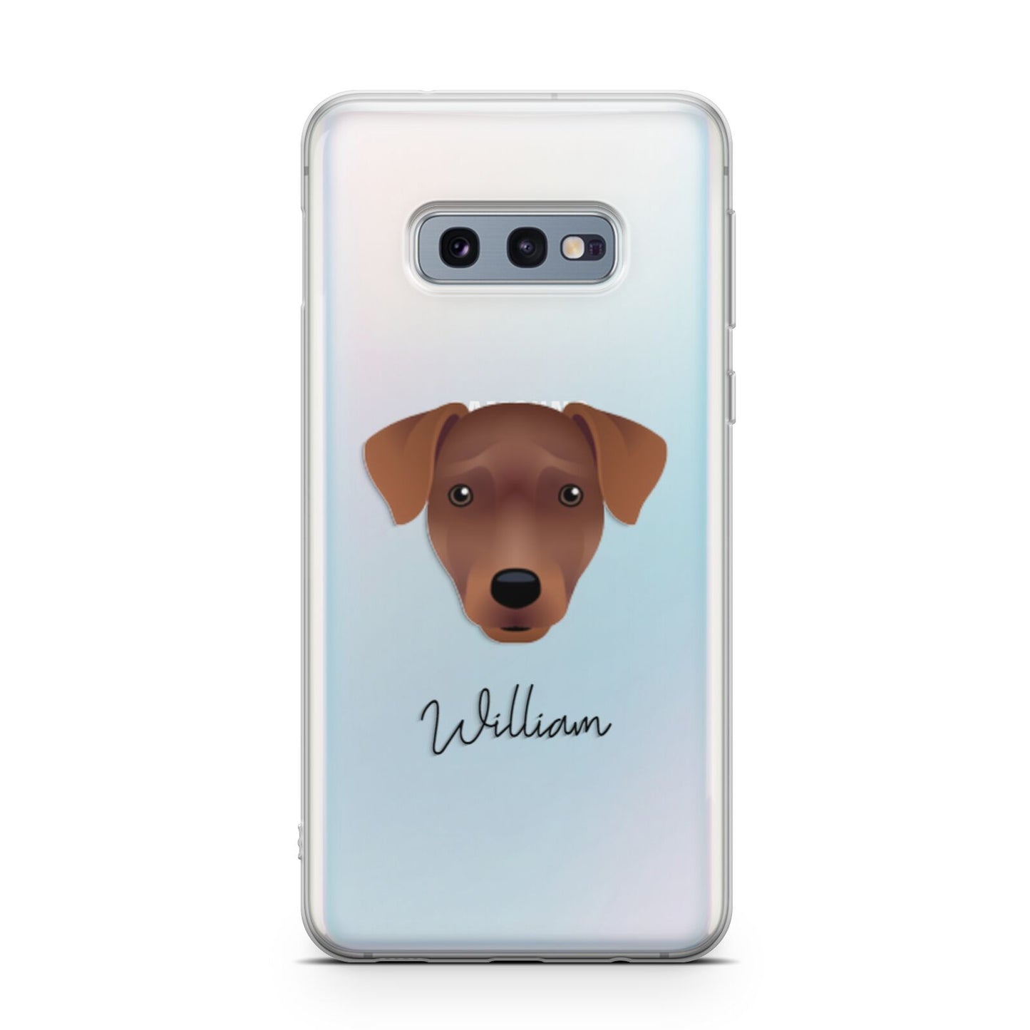 Patterdale Terrier Personalised Samsung Galaxy S10E Case