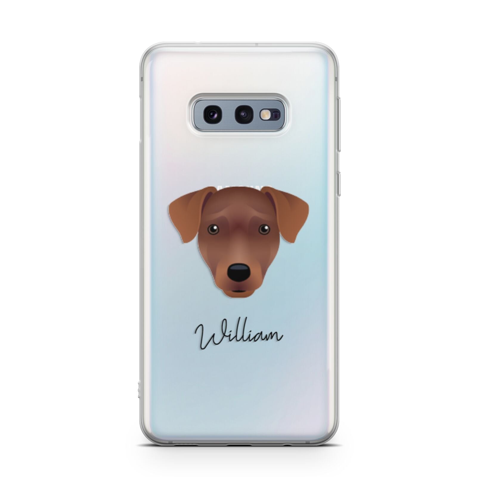 Patterdale Terrier Personalised Samsung Galaxy S10E Case