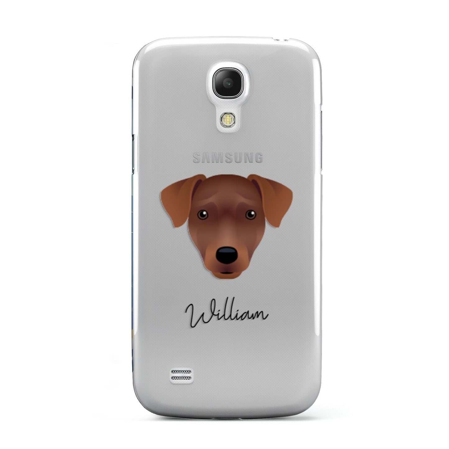 Patterdale Terrier Personalised Samsung Galaxy S4 Mini Case