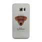 Patterdale Terrier Personalised Samsung Galaxy S6 Edge Case