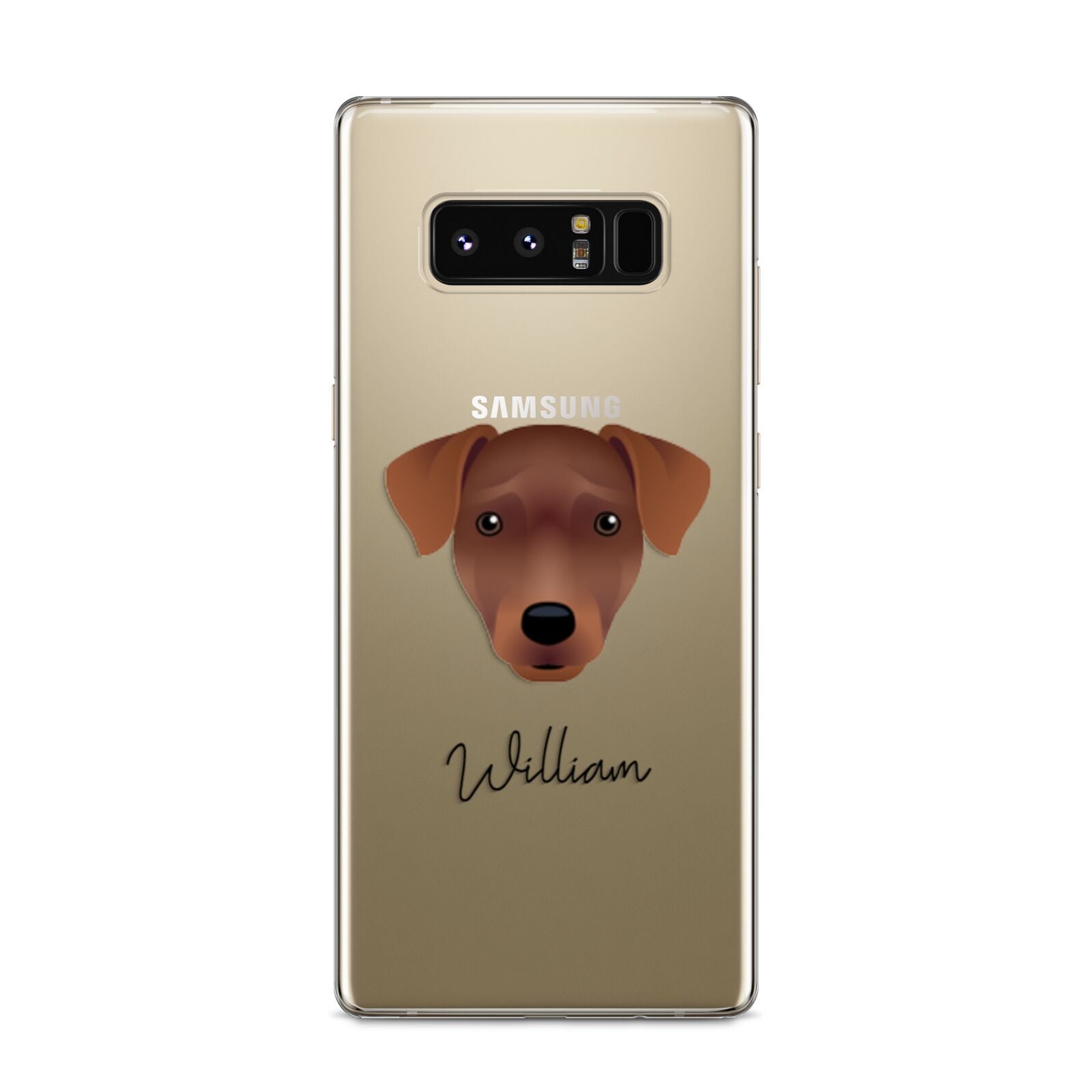 Patterdale Terrier Personalised Samsung Galaxy S8 Case