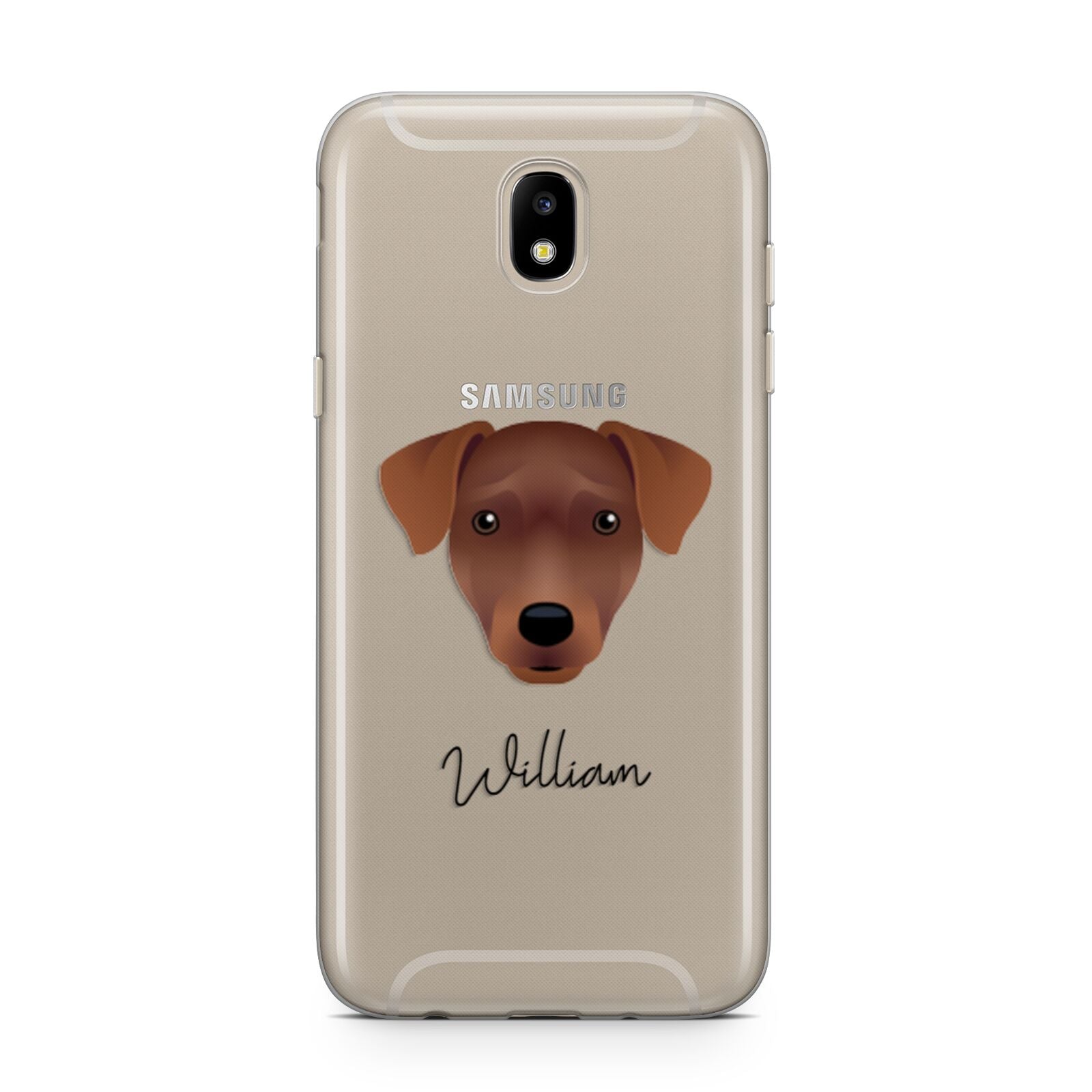 Patterdale Terrier Personalised Samsung J5 2017 Case