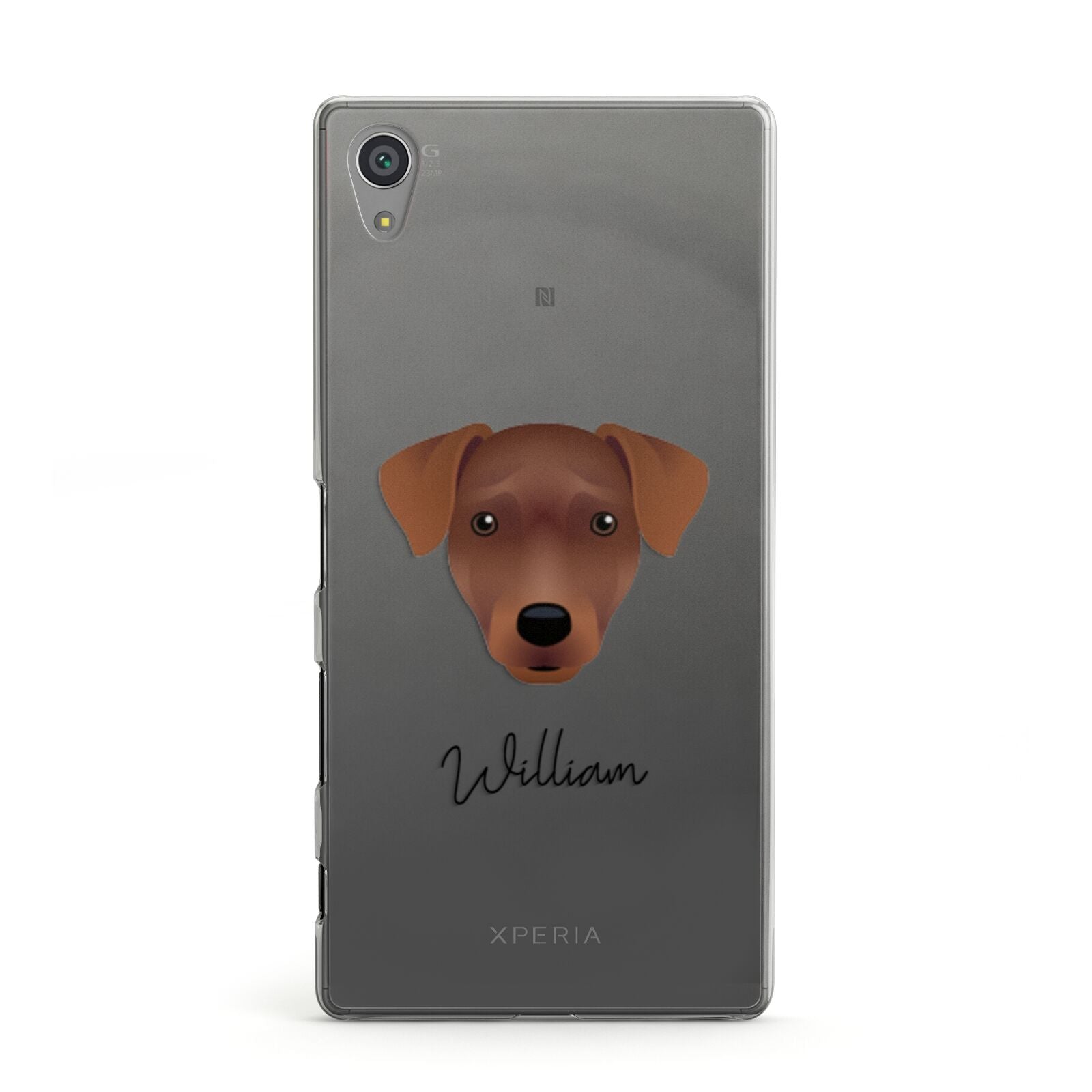 Patterdale Terrier Personalised Sony Xperia Case