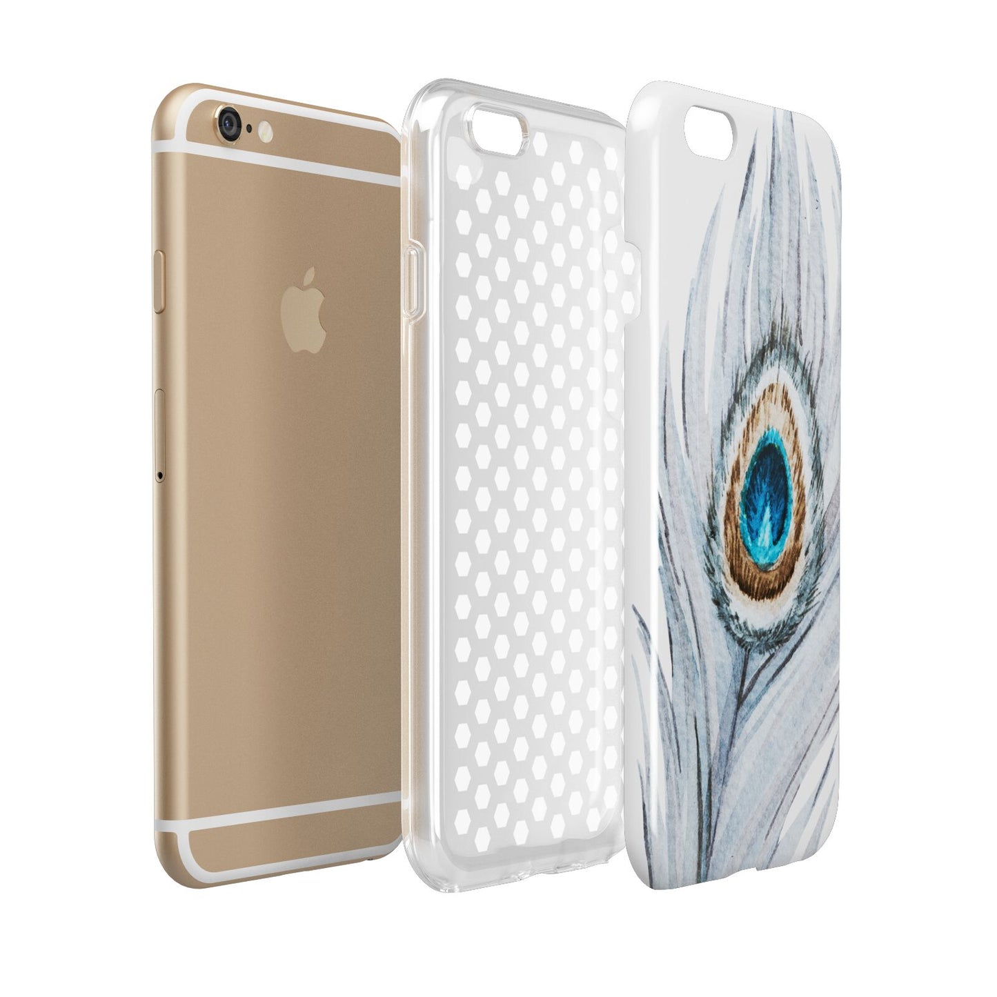 Peacock Apple iPhone 6 3D Tough Case Expanded view
