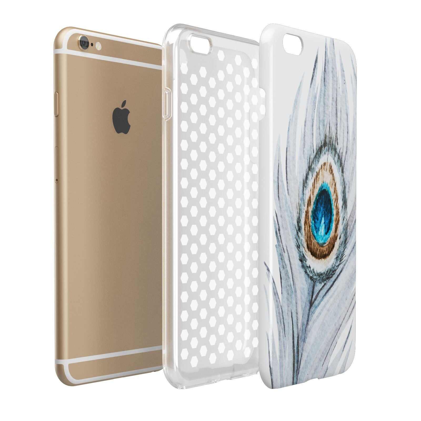 Peacock Apple iPhone 6 Plus 3D Tough Case Expand Detail Image