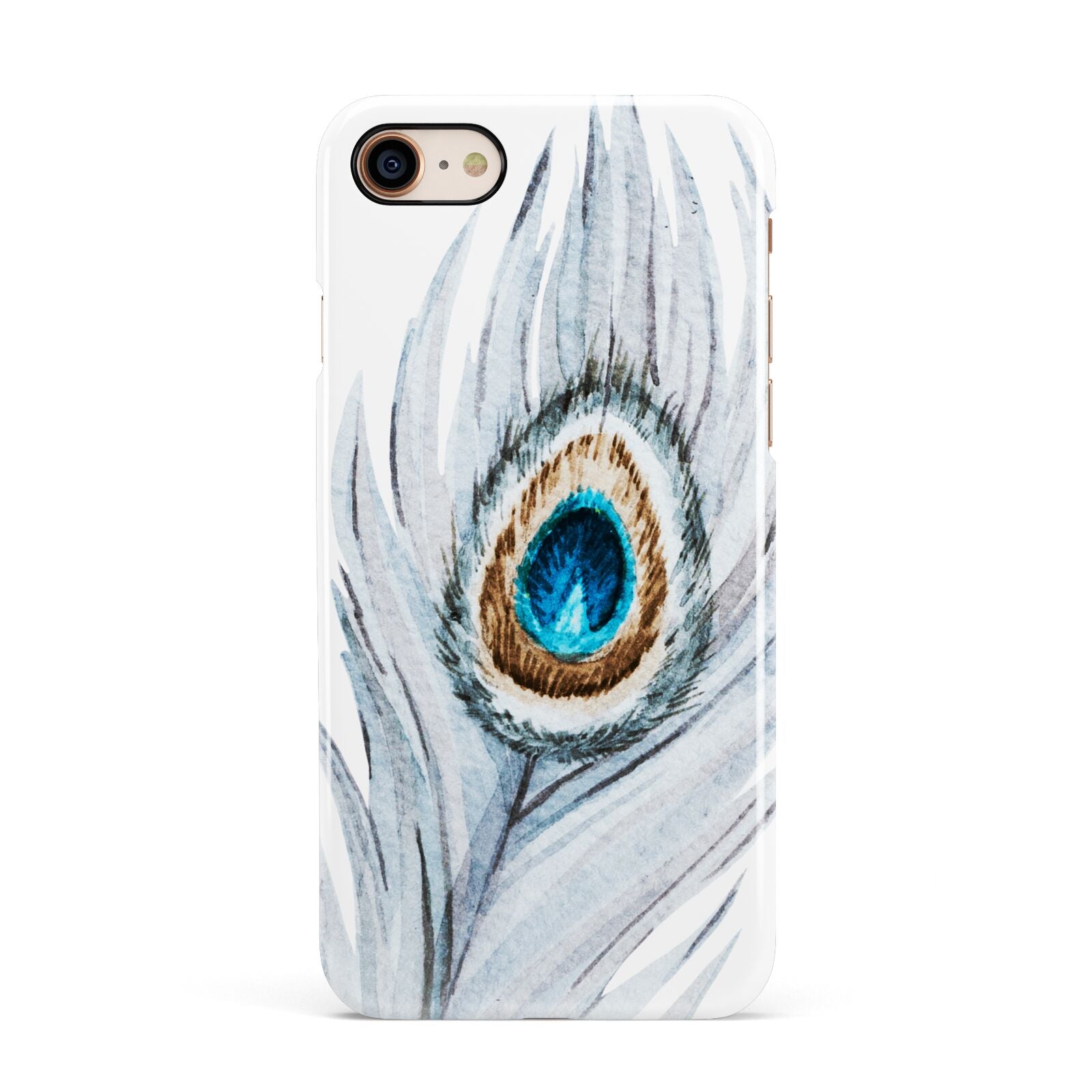 Peacock Apple iPhone 7 8 3D Snap Case