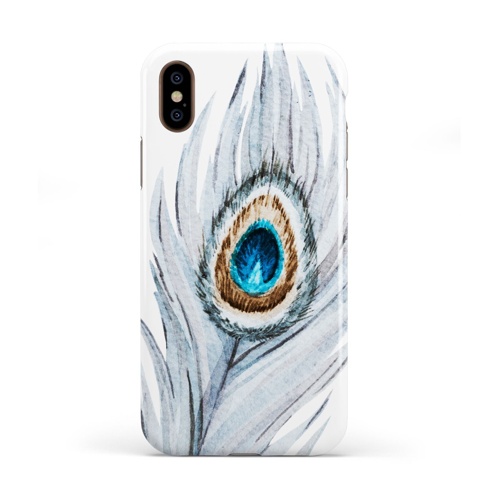 Peacock Apple iPhone XS 3D Tough