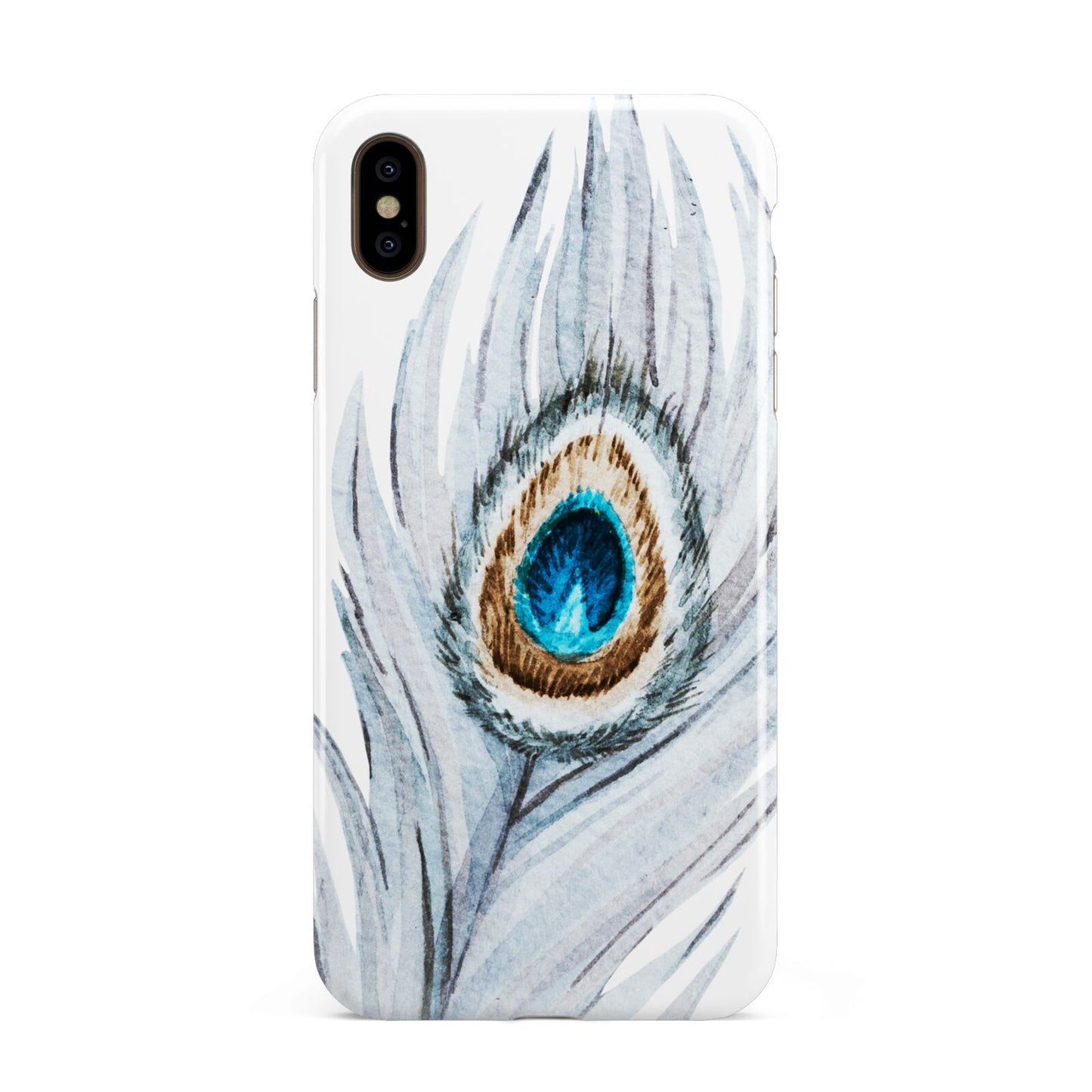 Peacock Apple iPhone Xs Max 3D Tough Case