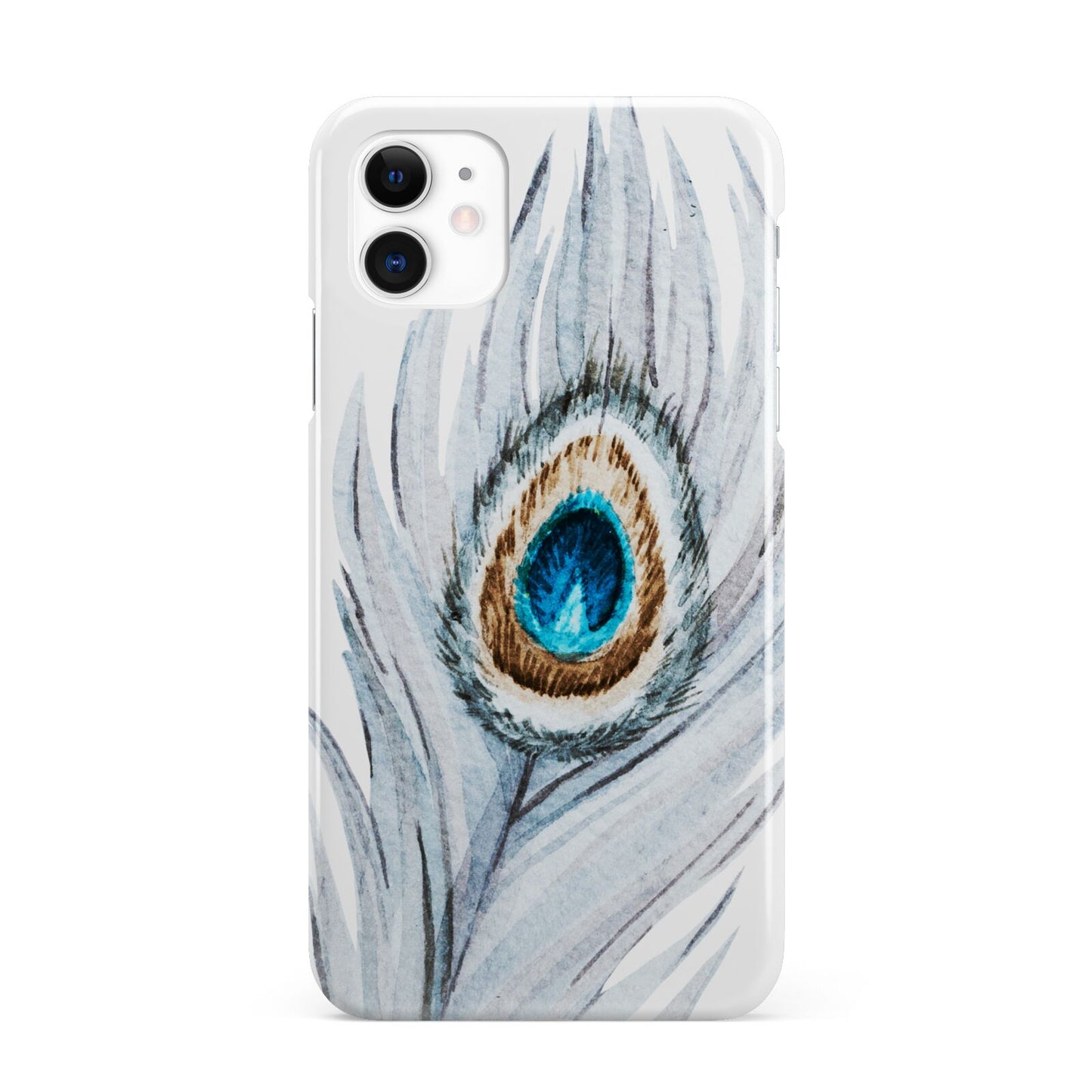 Peacock iPhone 11 3D Snap Case