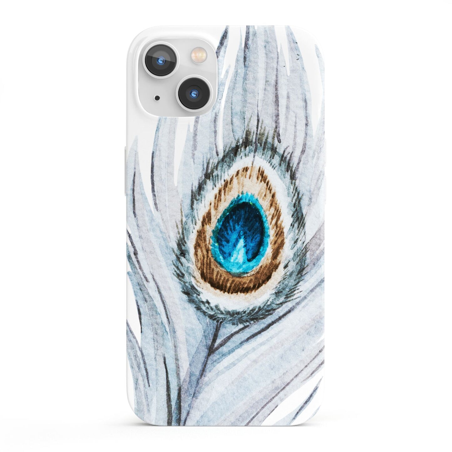 Peacock iPhone 13 Full Wrap 3D Snap Case