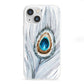 Peacock iPhone 13 Mini Clear Bumper Case