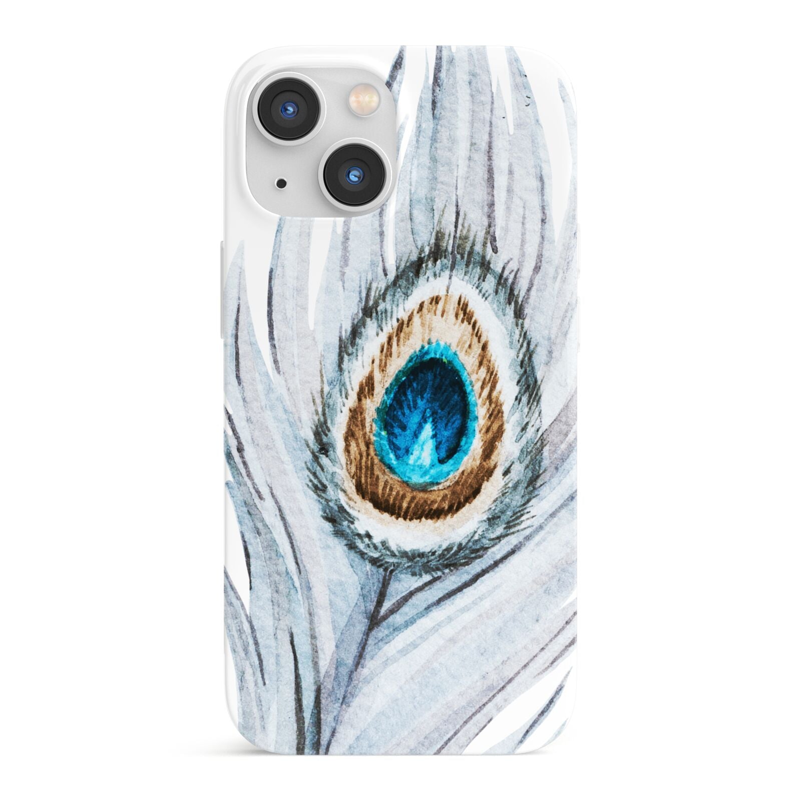 Peacock iPhone 13 Mini Full Wrap 3D Snap Case