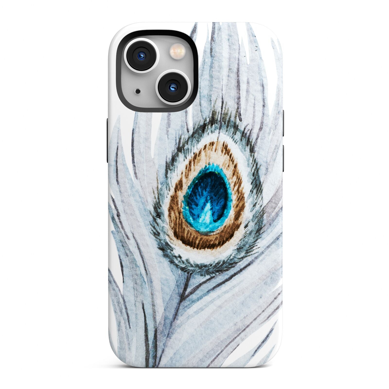 Peacock iPhone 13 Mini Full Wrap 3D Tough Case