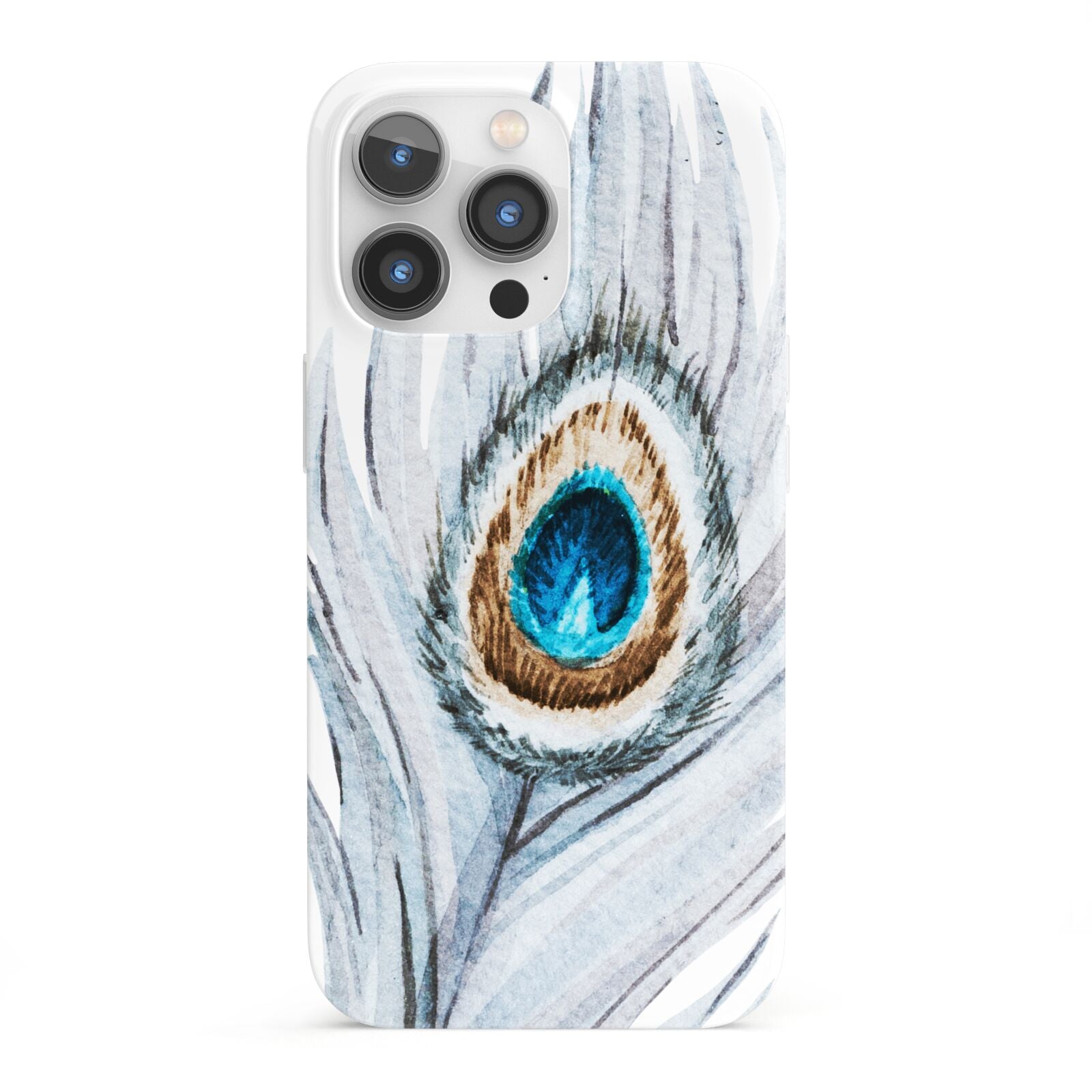 Peacock iPhone 13 Pro Full Wrap 3D Snap Case