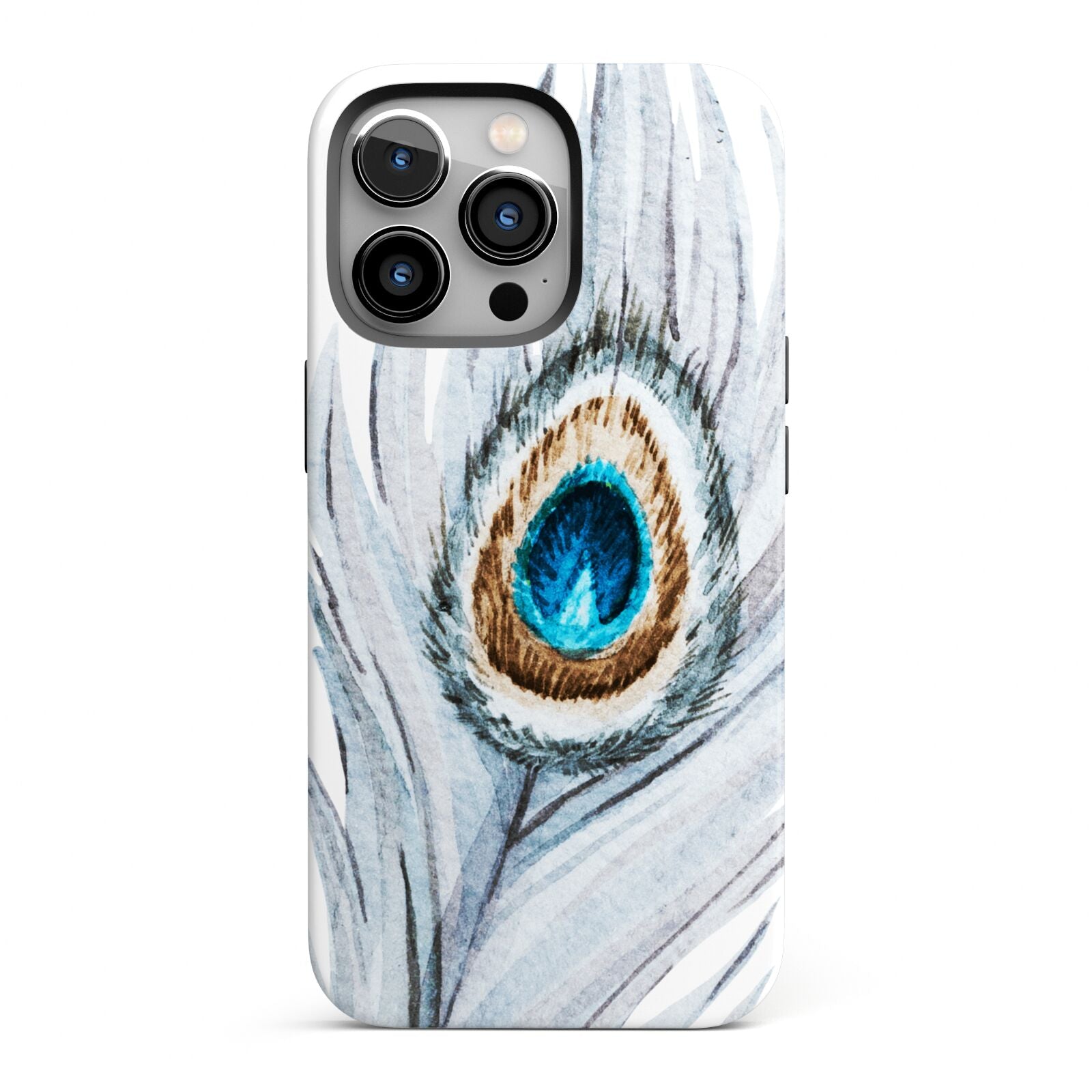 Peacock iPhone 13 Pro Full Wrap 3D Tough Case