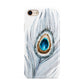 Peacock iPhone 8 3D Tough Case on Gold Phone