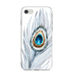 Peacock iPhone 8 Bumper Case on Silver iPhone