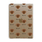 Peek a poo Icon with Name Apple iPad Gold Case