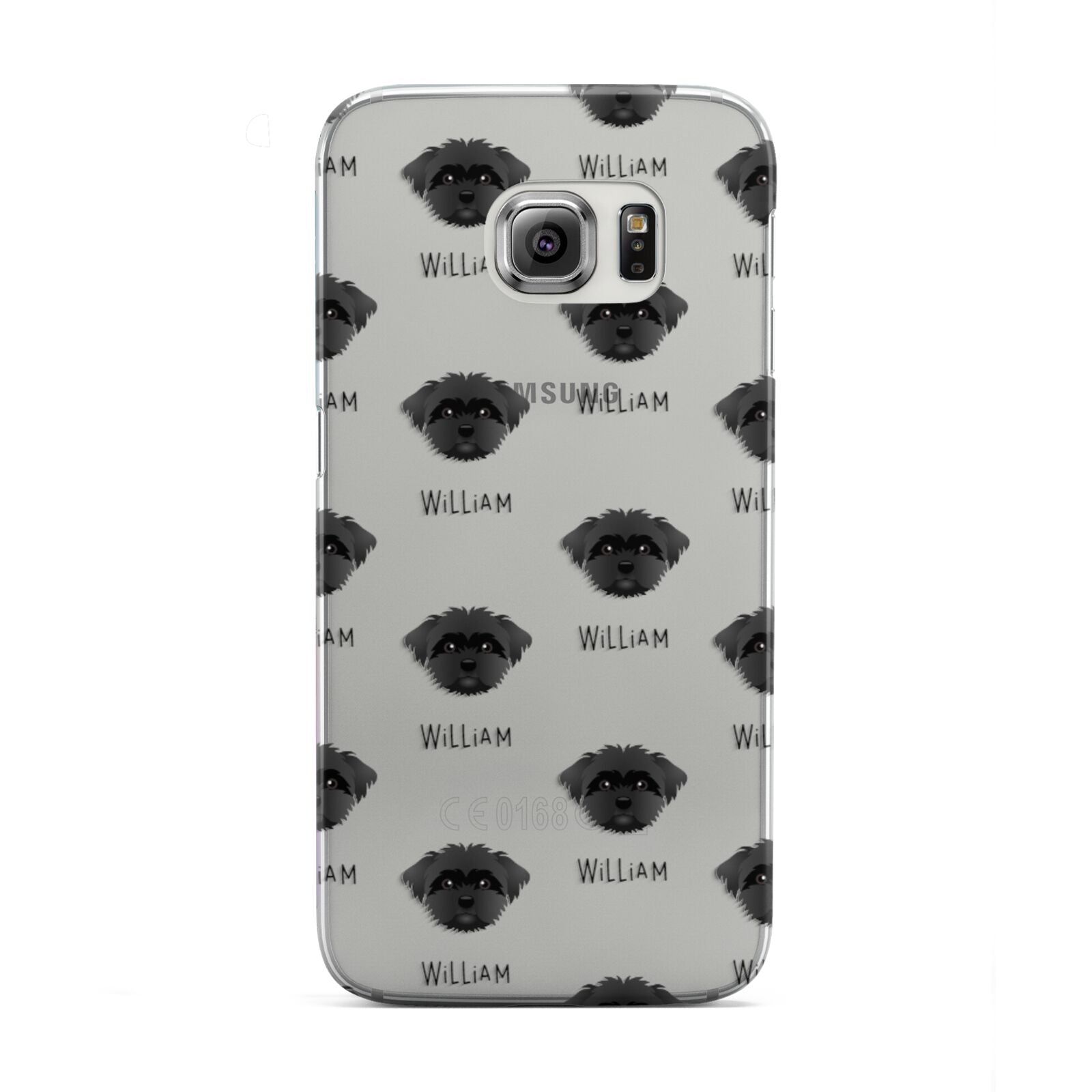 Peek a poo Icon with Name Samsung Galaxy S6 Edge Case