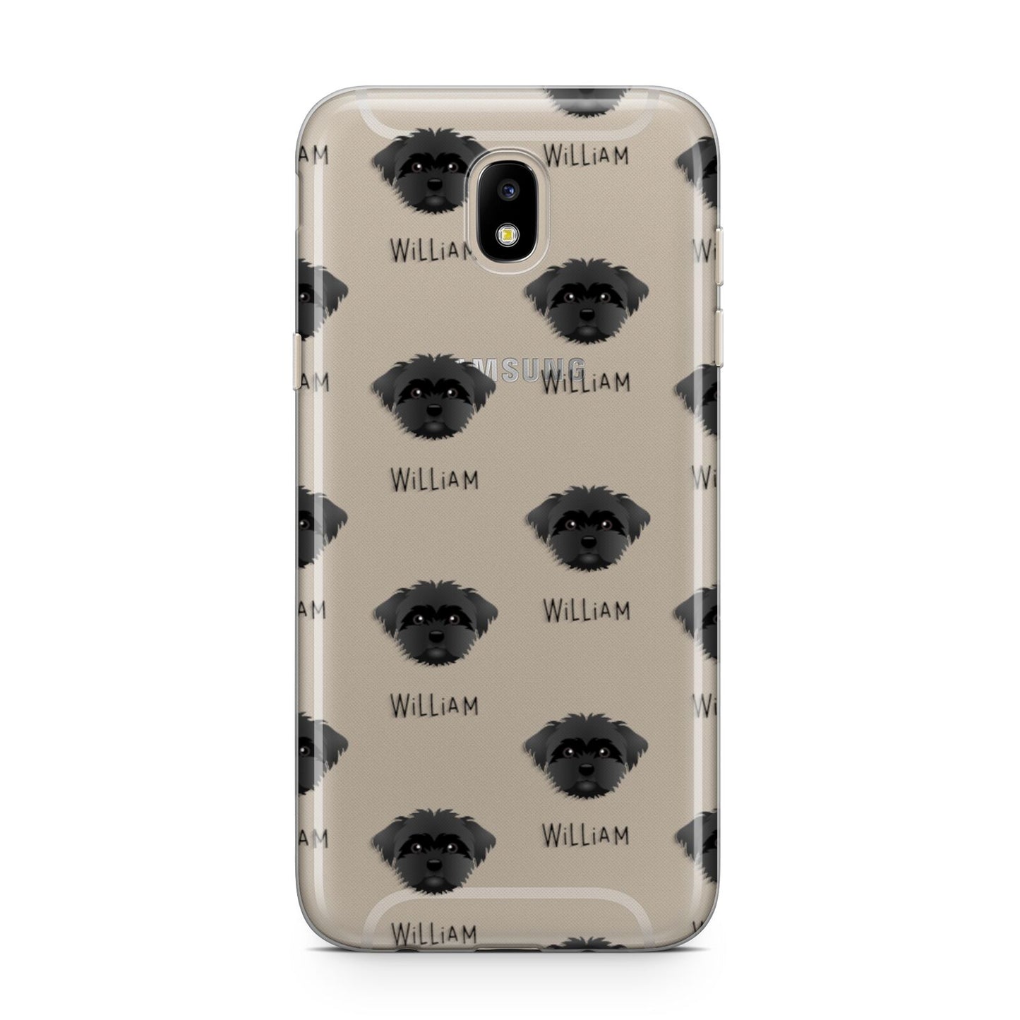 Peek a poo Icon with Name Samsung J5 2017 Case