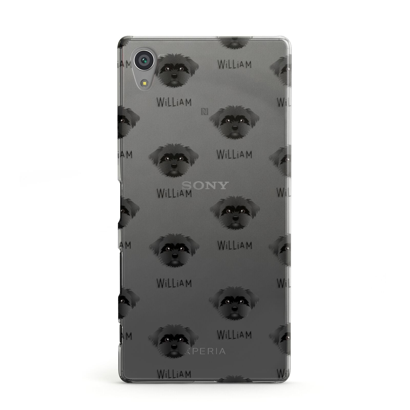 Peek a poo Icon with Name Sony Xperia Case