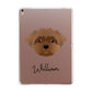 Peek a poo Personalised Apple iPad Rose Gold Case