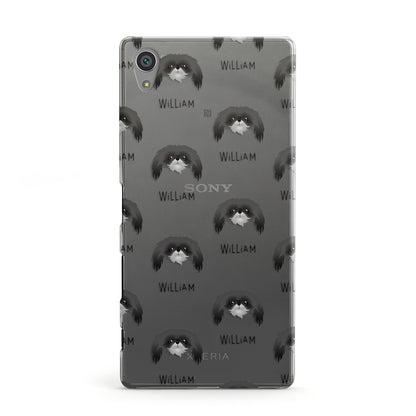 Pekingese Icon with Name Sony Xperia Case