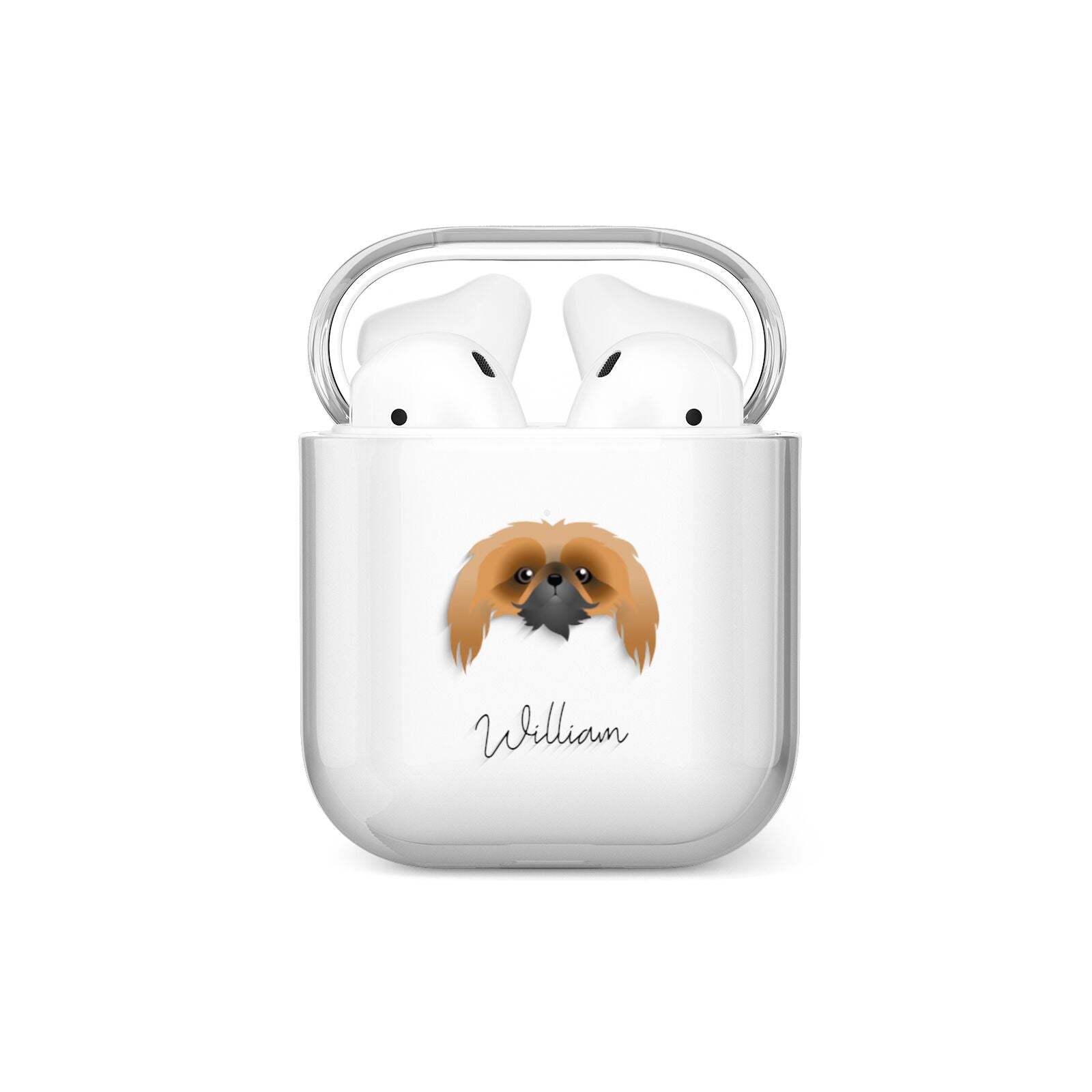 Pekingese Personalised AirPods Case