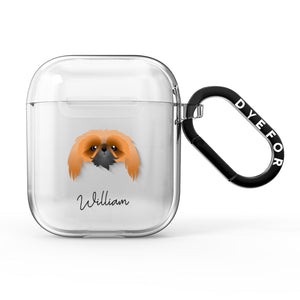 Pekingese Personalised AirPods Case