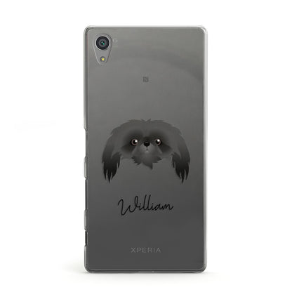 Pekingese Personalised Sony Xperia Case