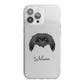 Pekingese Personalised iPhone 13 Pro Max TPU Impact Case with White Edges