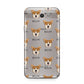 Pembroke Welsh Corgi Icon with Name Samsung Galaxy J7 2017 Case