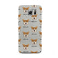 Pembroke Welsh Corgi Icon with Name Samsung Galaxy S6 Case