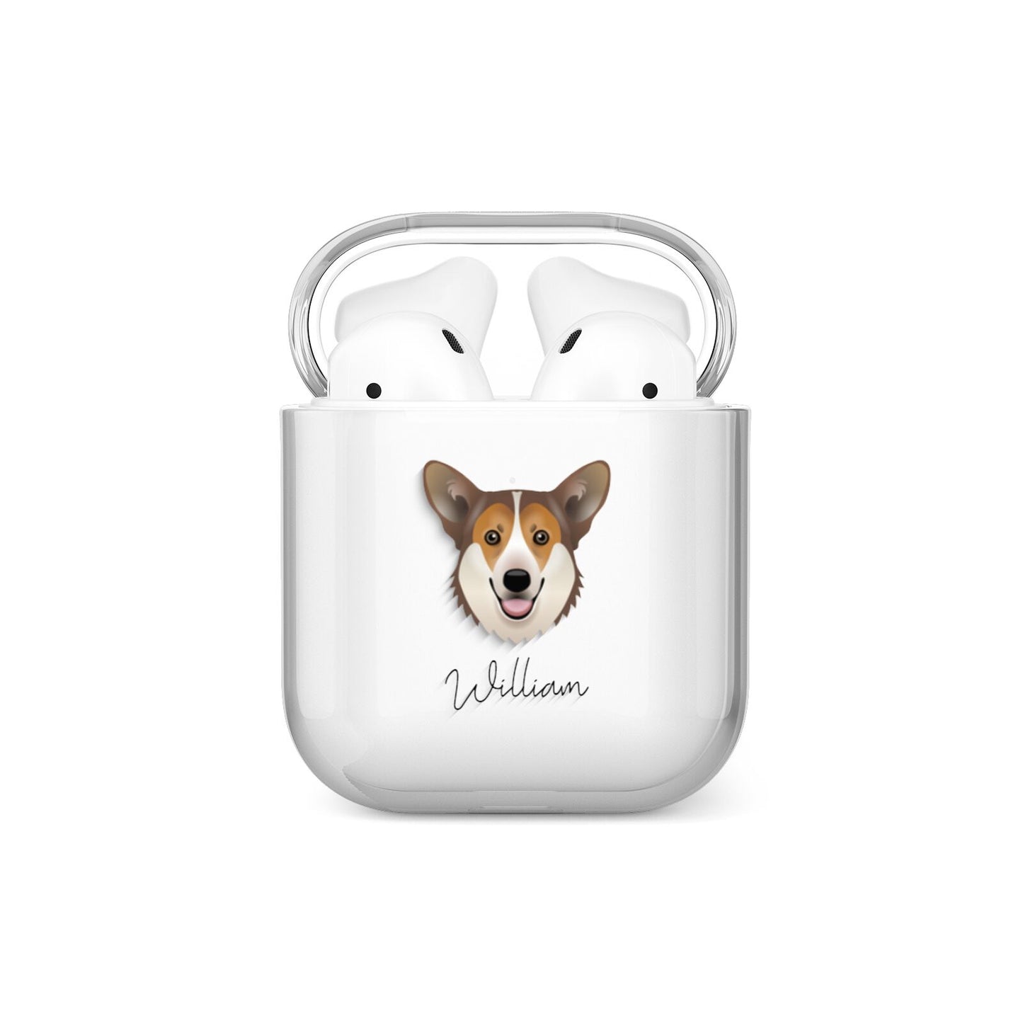 Pembroke Welsh Corgi Personalised AirPods Case